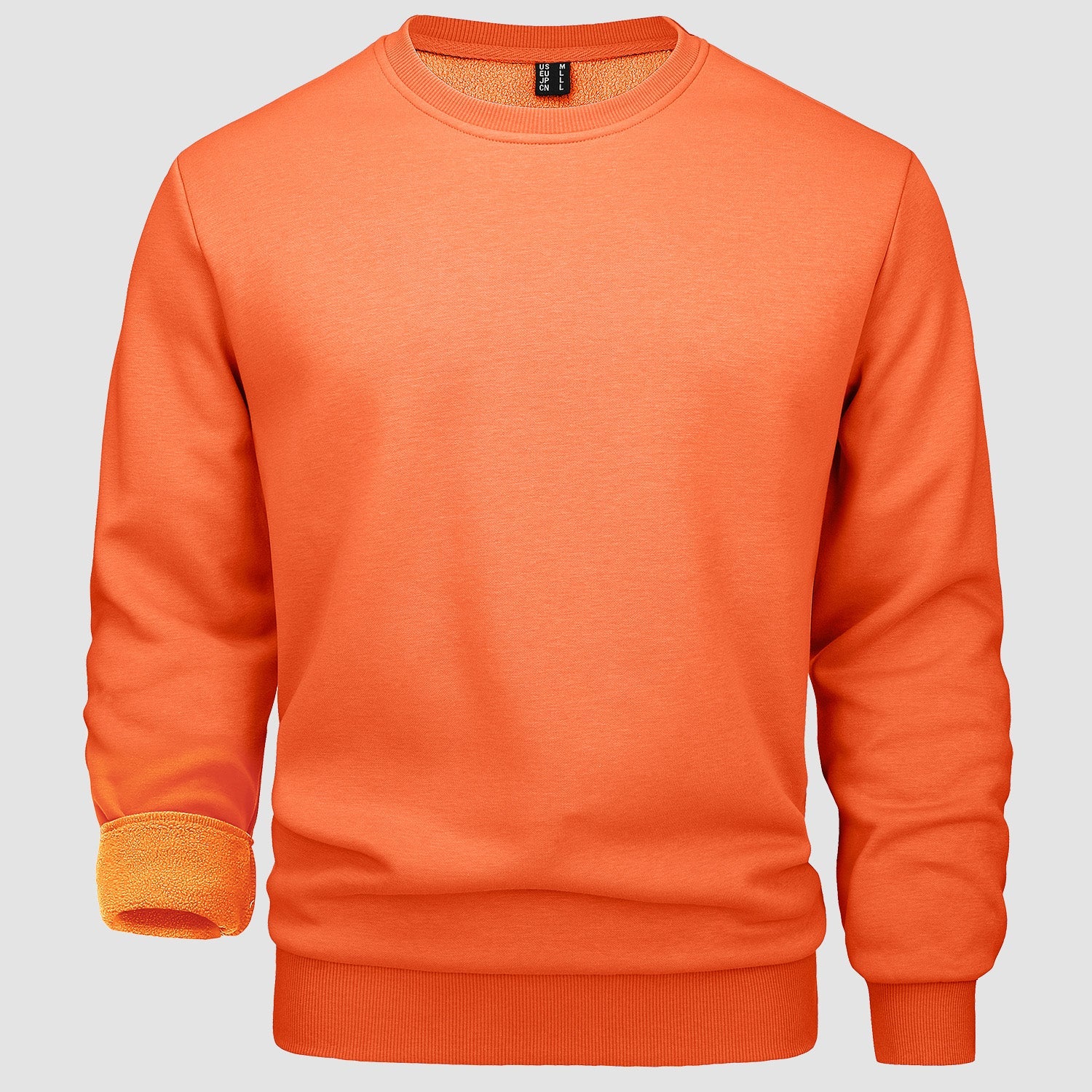 Men's Fleece Crewneck Sweatshirt - Warm Lilac Pullover