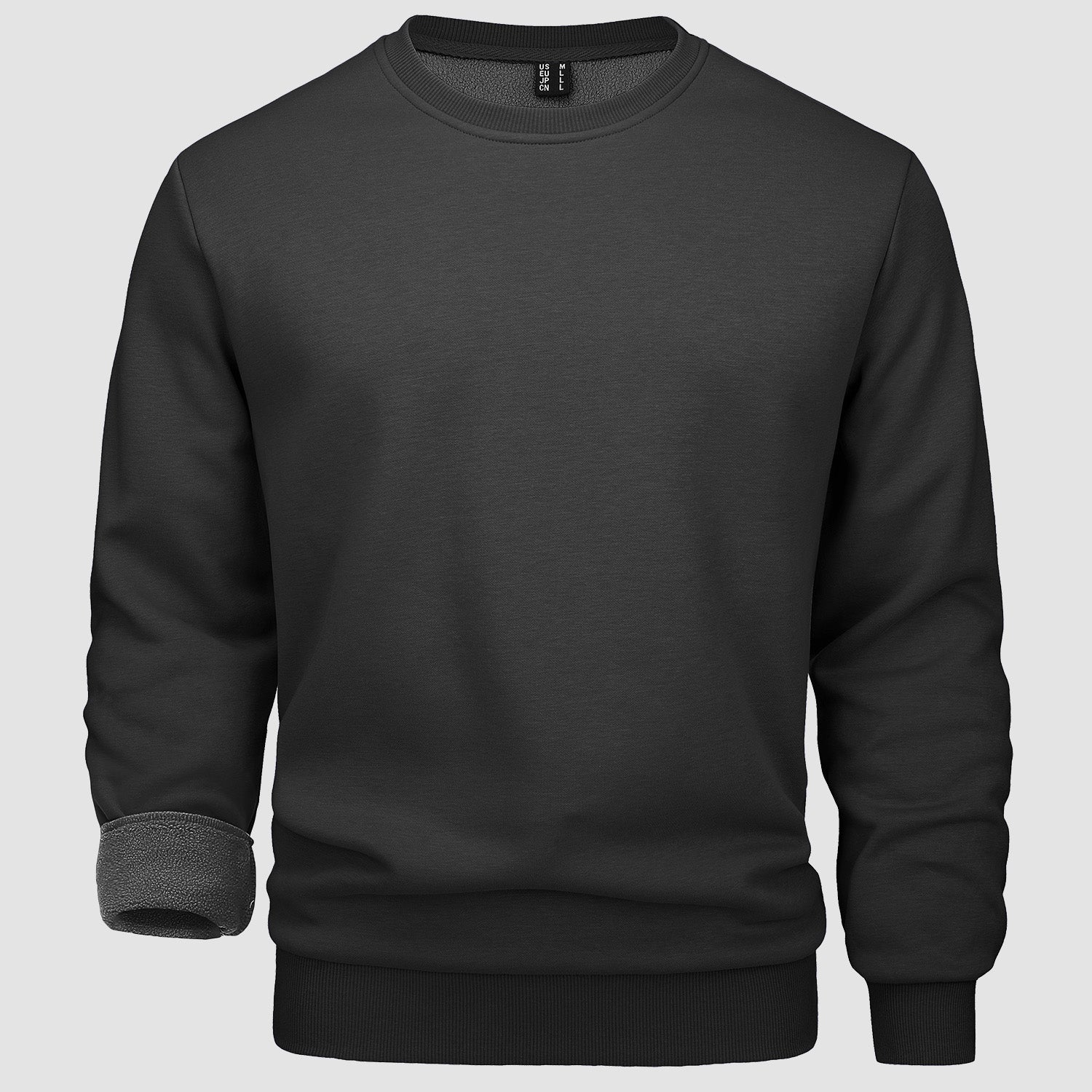 Men's Fleece Crewneck Sweatshirt - Warm Lilac Pullover