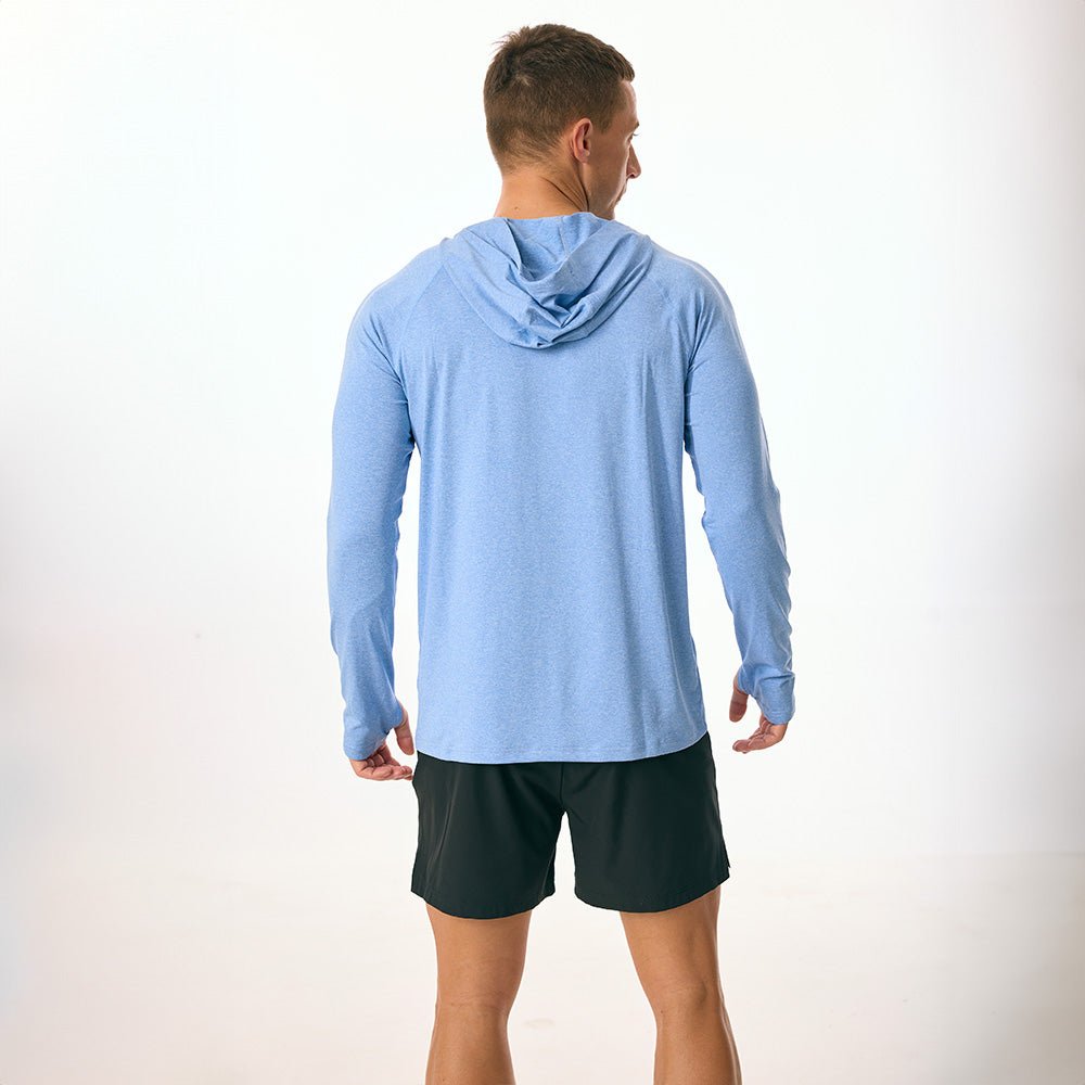 Men's Hooded UPF 50+ Sun Protection Sherpa Fishing Shirt