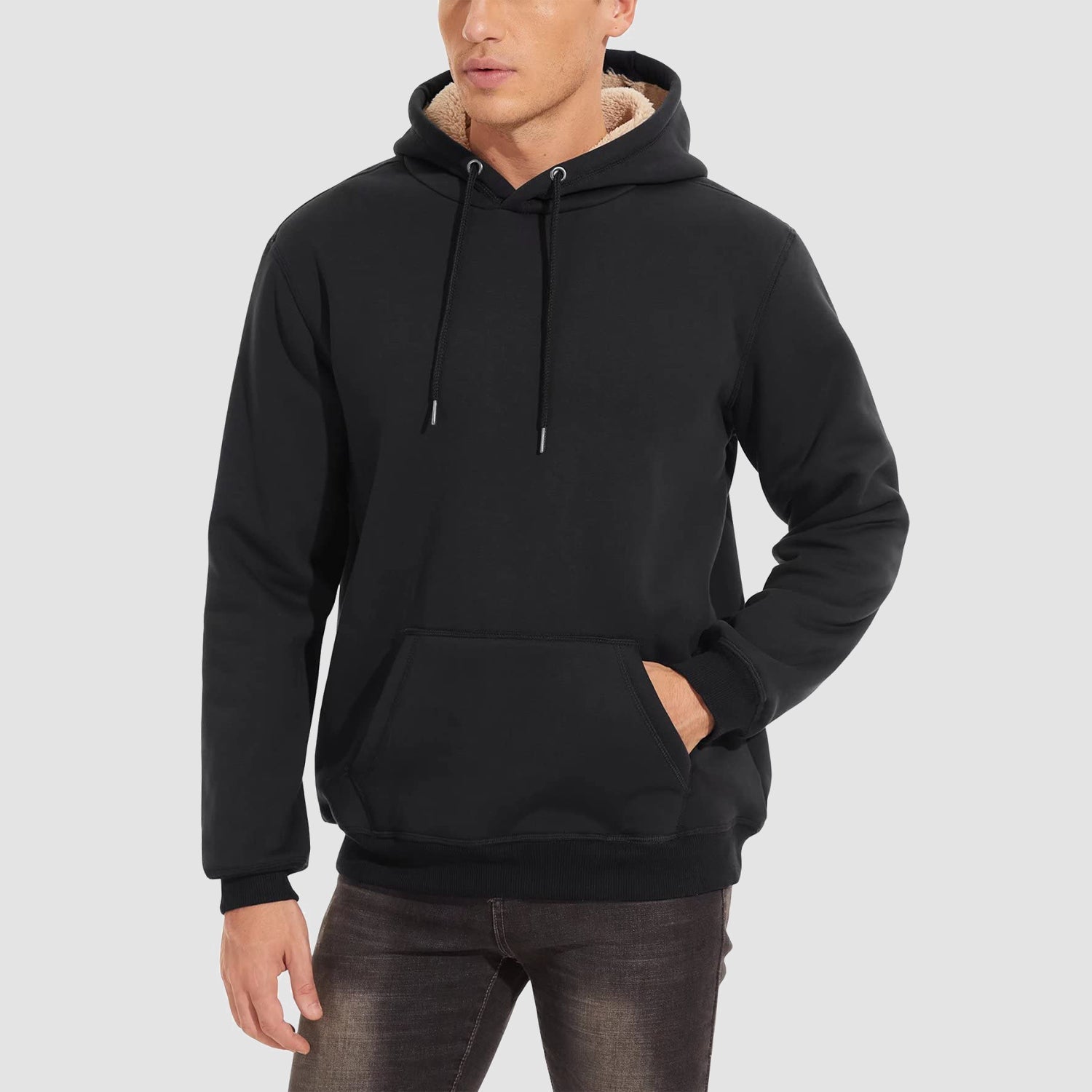Men's Hoodie Sweater Fleece Pullover Hoodies Sweatshirt