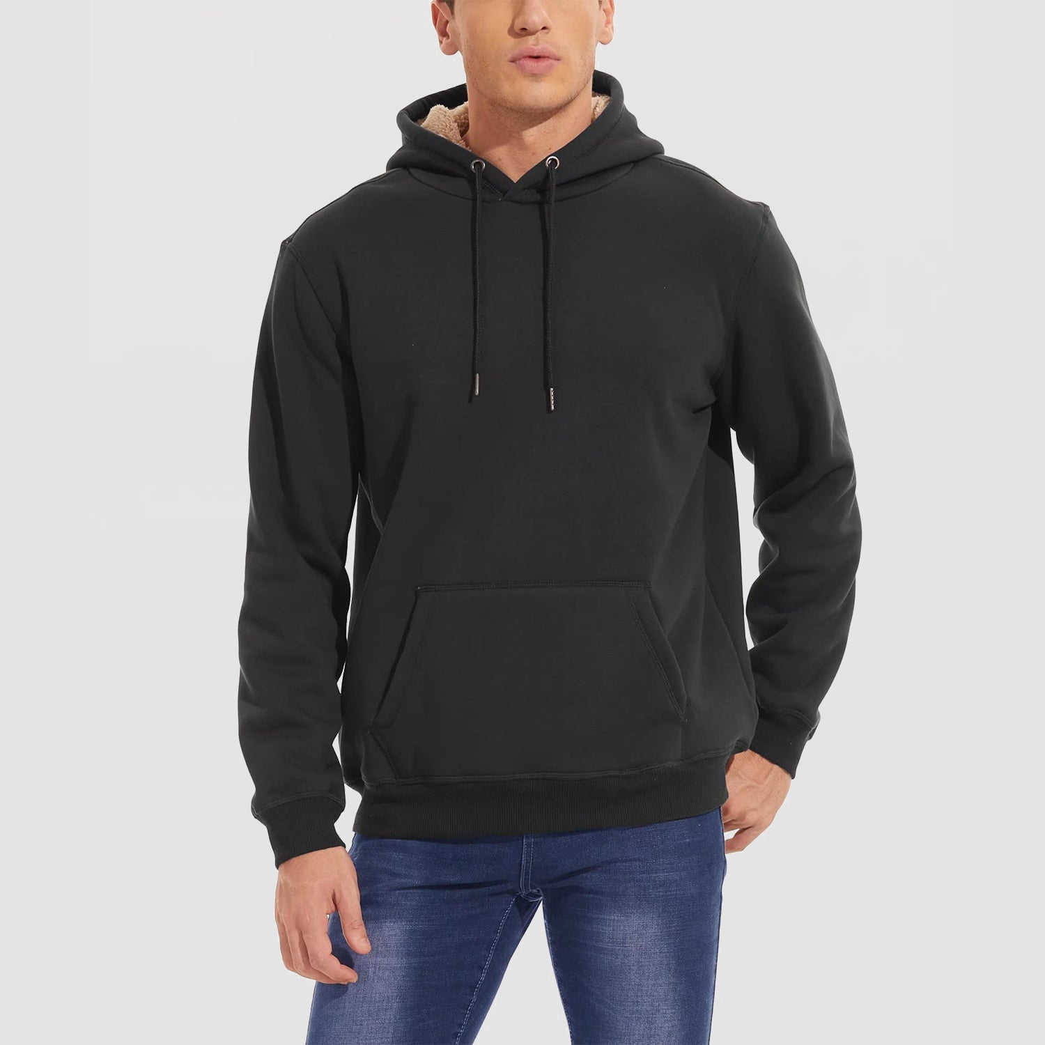 Men's Hoodie Sweater Fleece Pullover Hoodies Sweatshirt