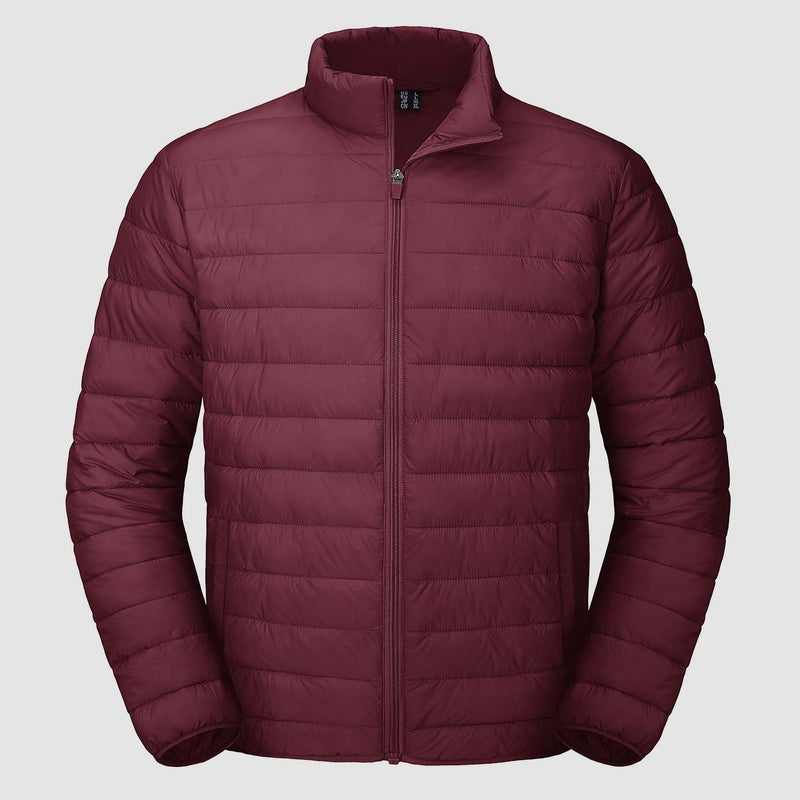 Men's Lightweight Puffer Jacket – Water-Repellent Winter Coat