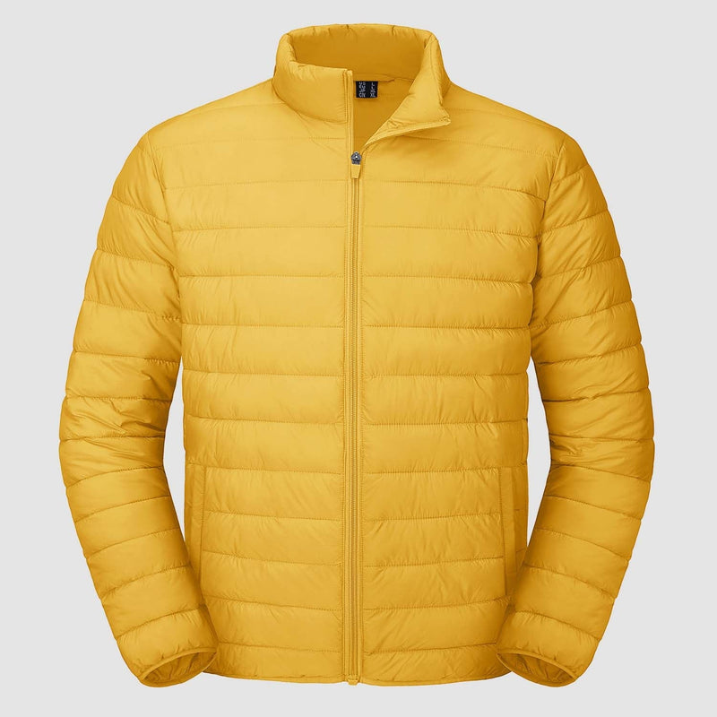 Men's Lightweight Puffer Jacket – Water-Repellent Winter Coat