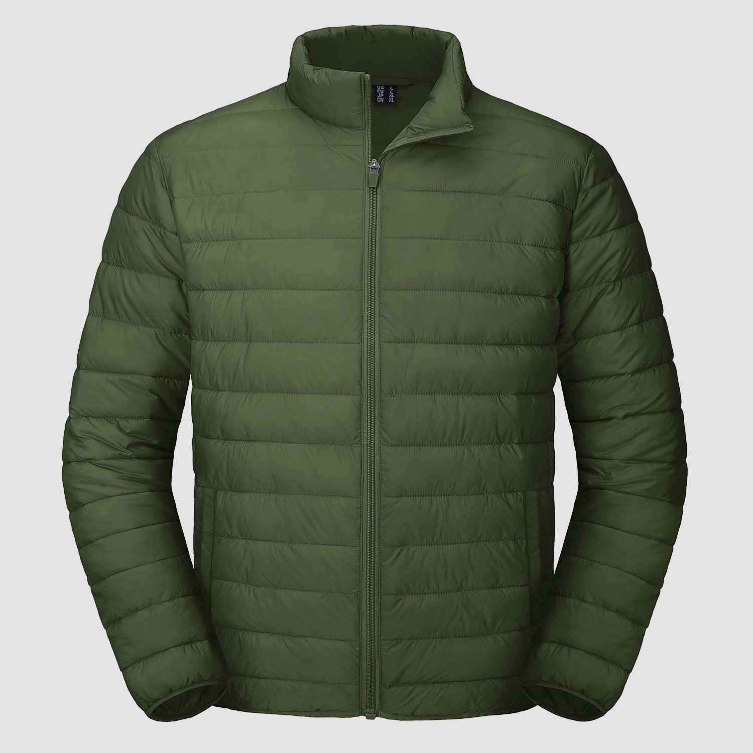 Men's Lightweight Puffer Jacket – Water-Repellent Winter Coat