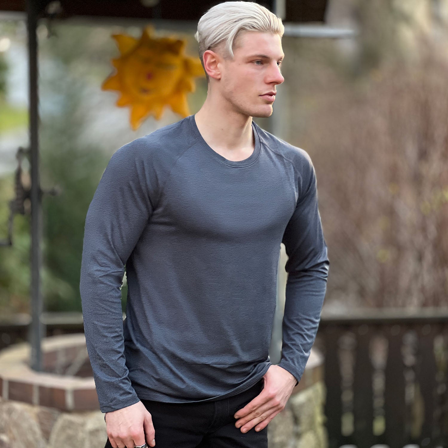 Men's Long Sleeve T-Shirt UPF 50+ Sports Tops