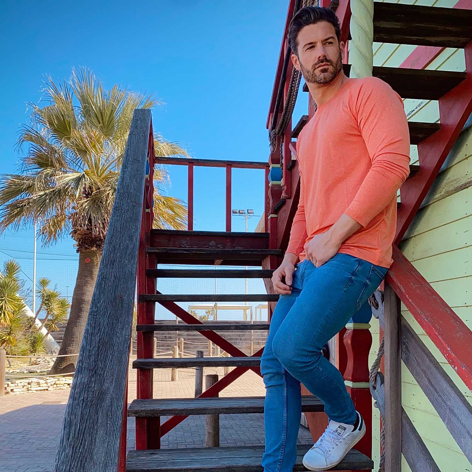 Men's Long Sleeve T-Shirt UPF 50+ Sports Tops