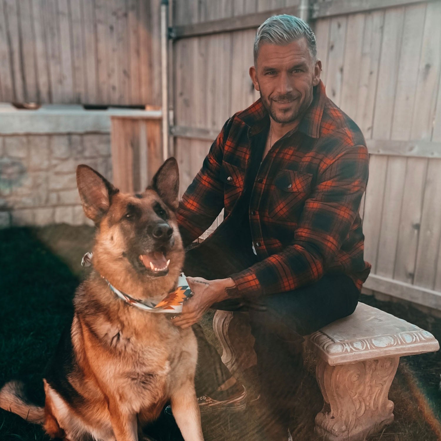 Men's Quilted Flannel Jacket - Warm Winter Padded Shirt