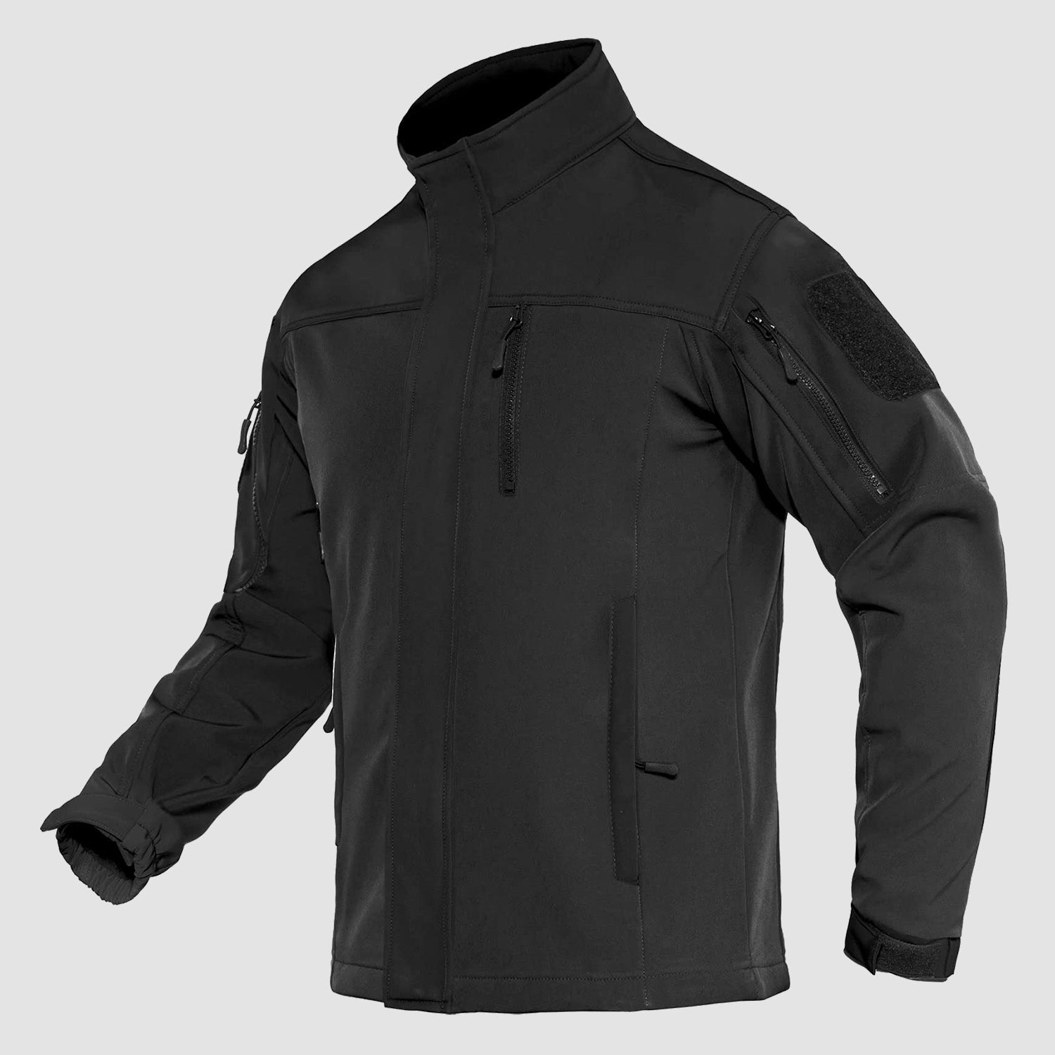 Men's Softshell Tactical Jacket with Fleece Lining
