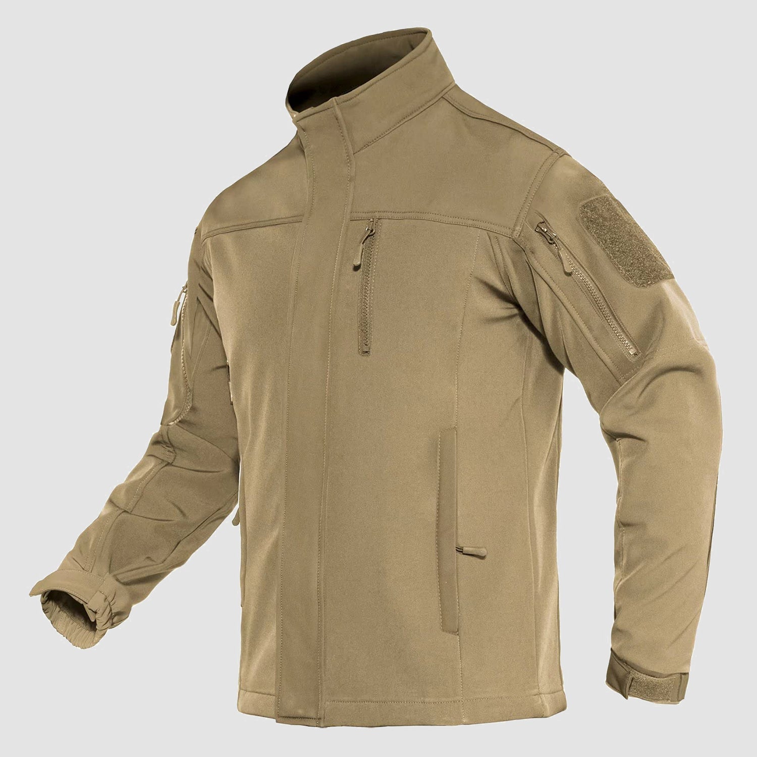 Men's Softshell Tactical Jacket with Fleece Lining