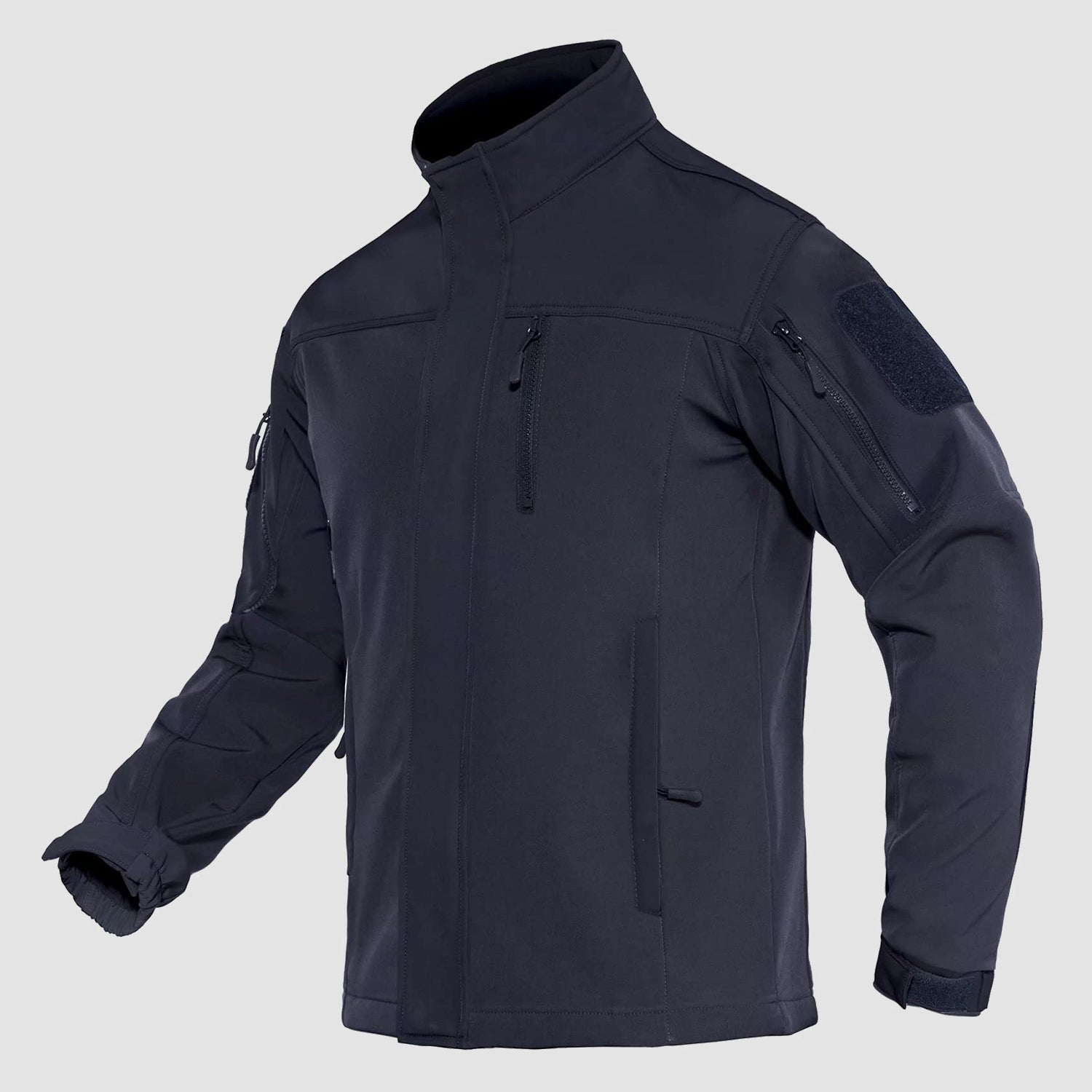 Men's Softshell Tactical Jacket with Fleece Lining