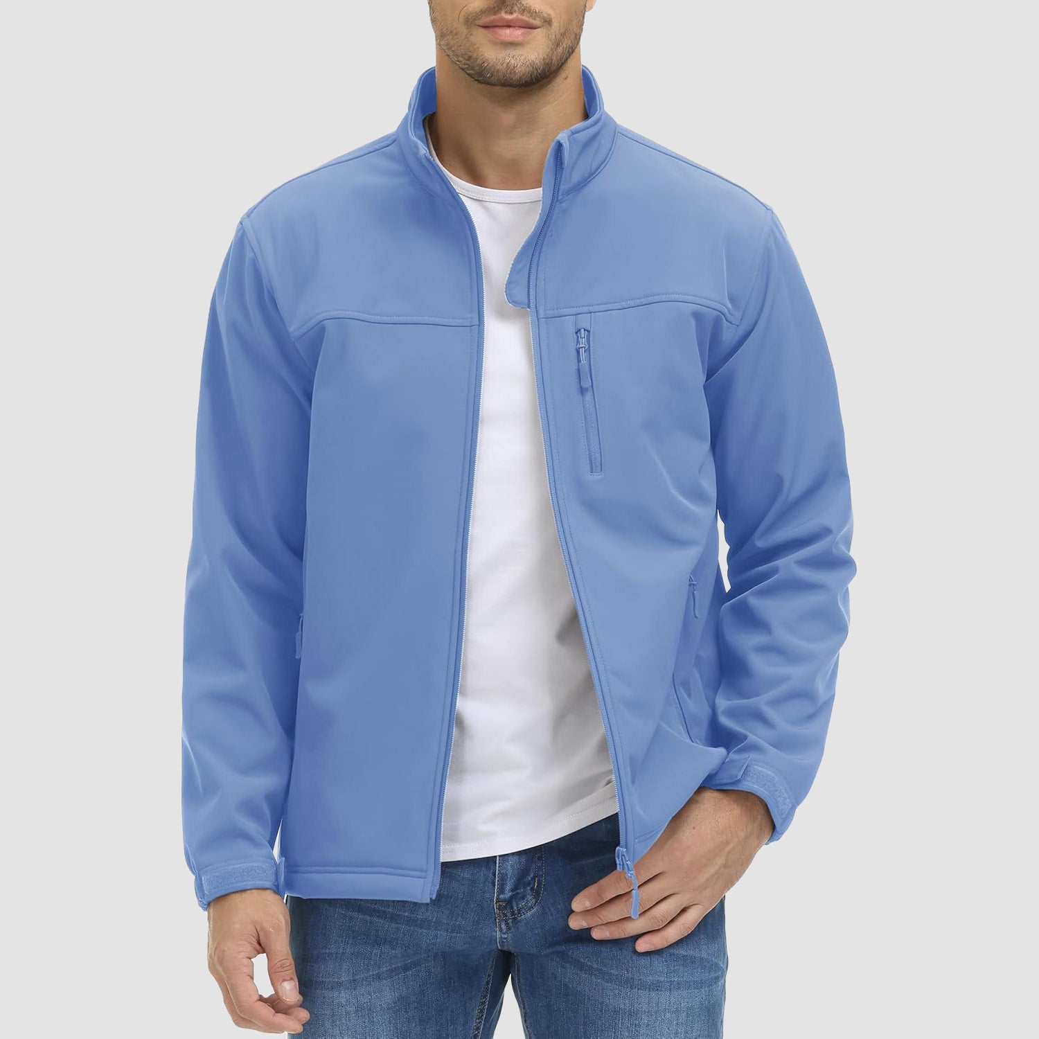 Men's Tactical Fleece-Lined Soft Shell Winter Jacket