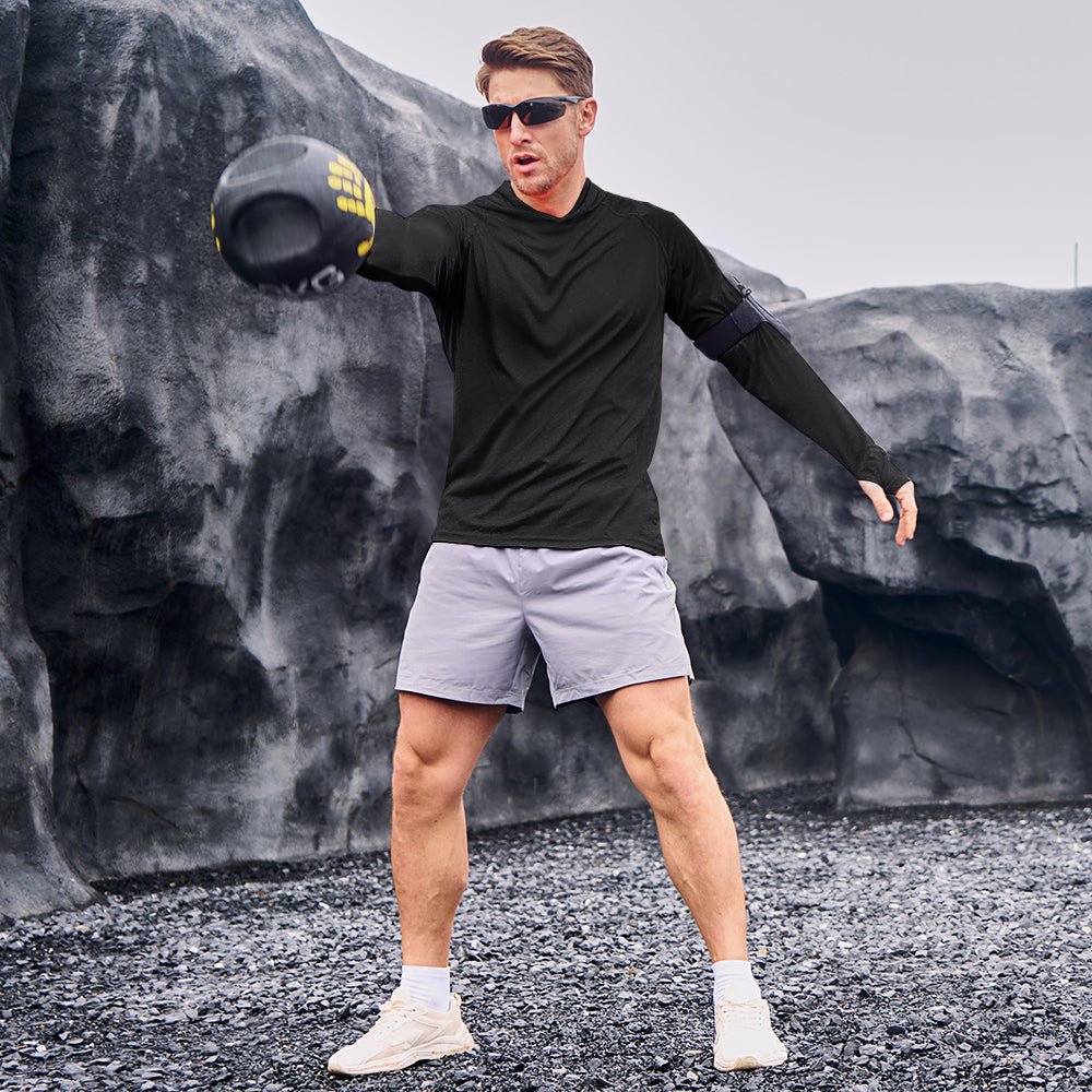 Men's UPF 50+ Hooded Fishing Shirts | Sun Protection