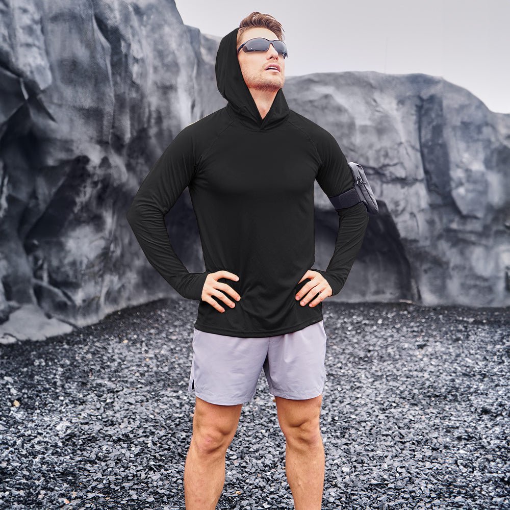 Men's UPF 50+ Hooded Fishing Shirts | Sun Protection