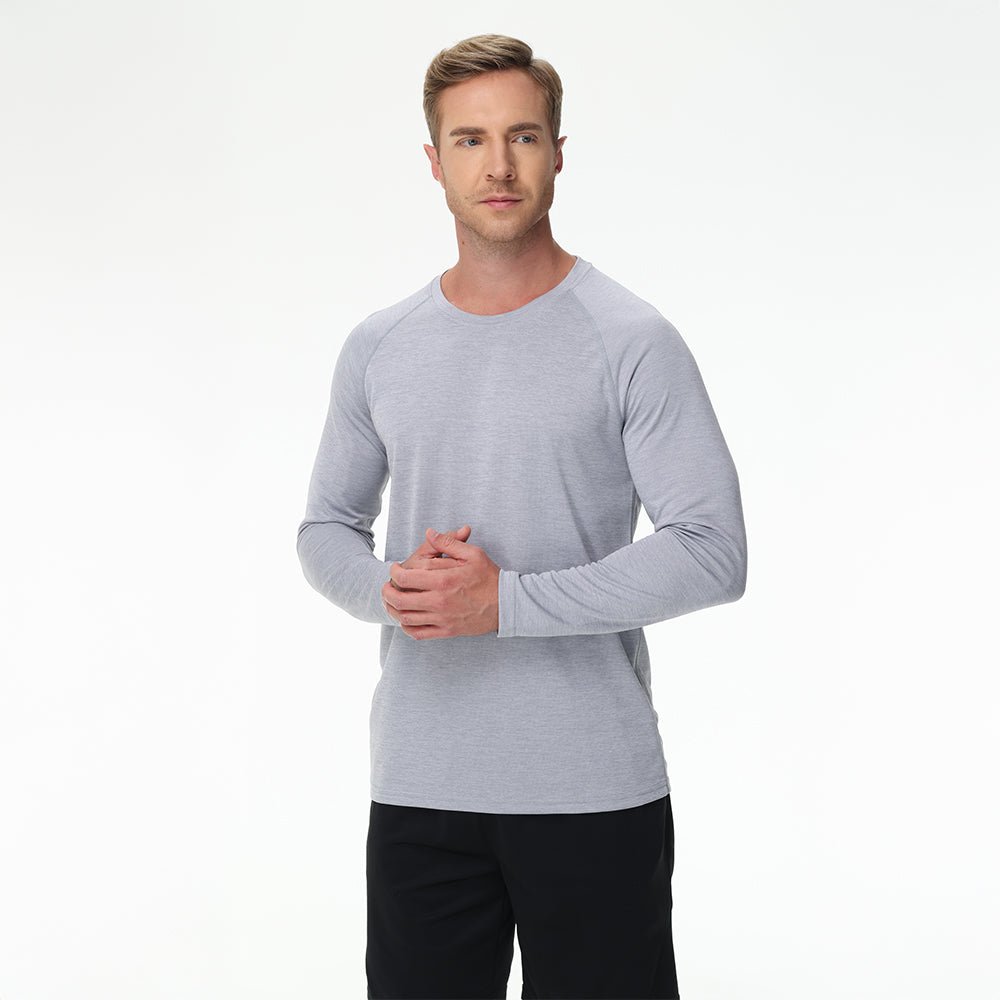 Men's UPF 50+ Long Sleeve Shirt Dry Fit for Fishing & Hiking