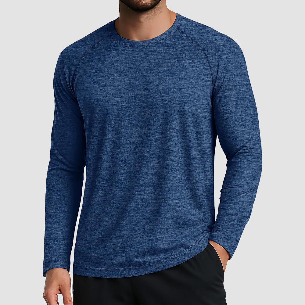 Men's UPF 50+ Long Sleeve Shirt Dry Fit for Fishing & Hiking