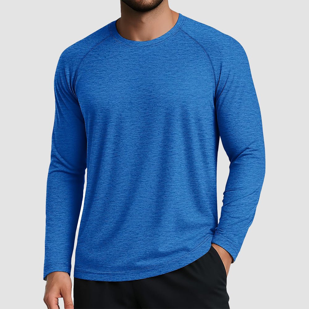 Men's UPF 50+ Long Sleeve Shirt Dry Fit for Fishing & Hiking