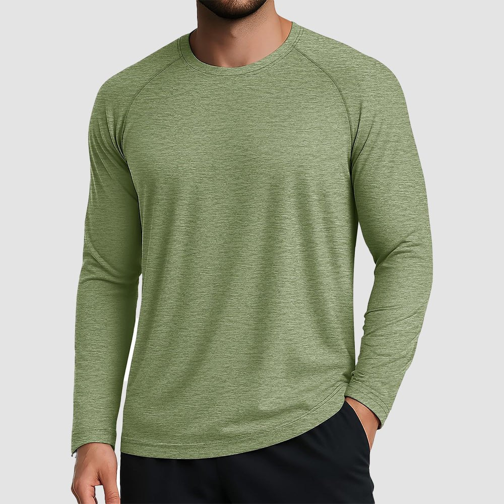 Men's UPF 50+ Long Sleeve Shirt Dry Fit for Fishing & Hiking
