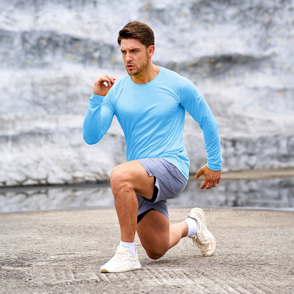 Men's UPF 50+ Quick Dry Shirt - Sun Protection for Hiking