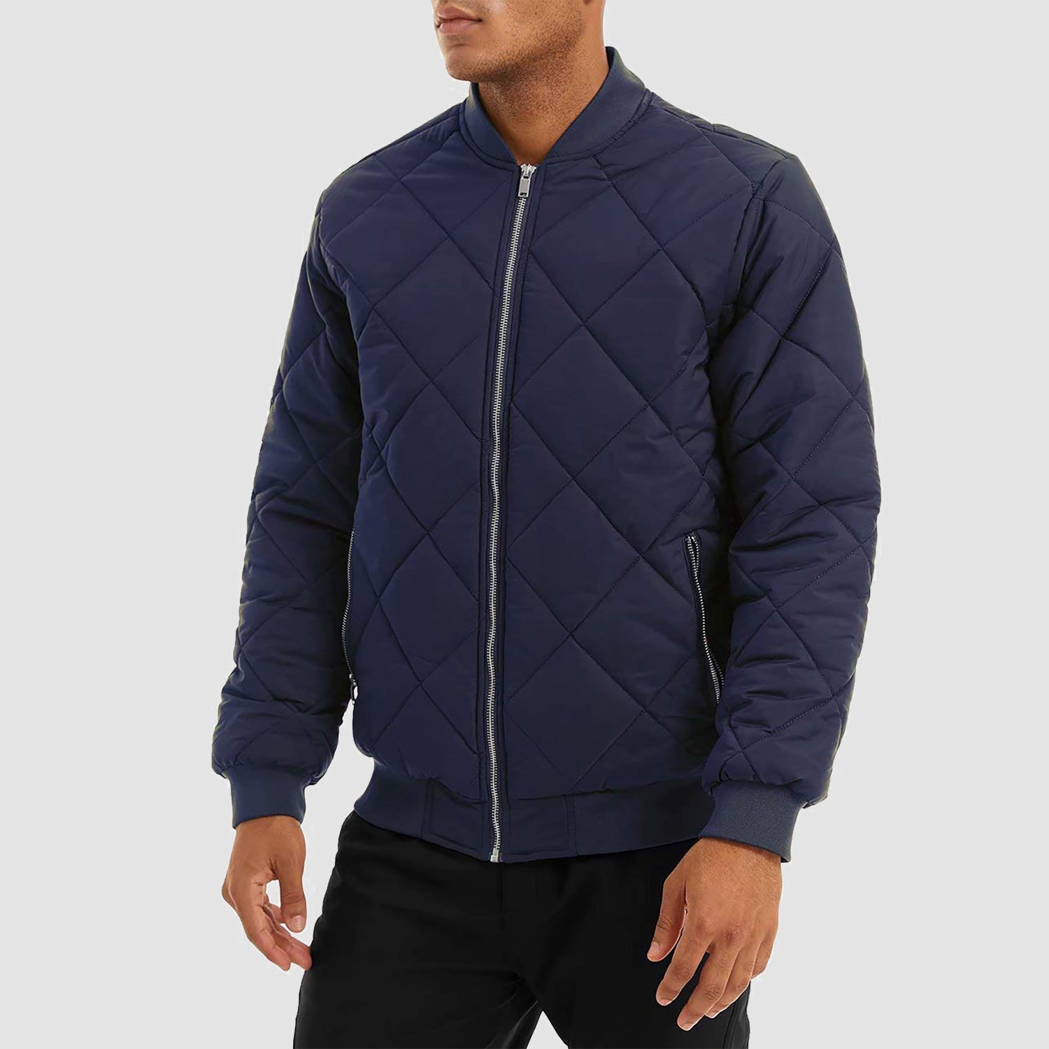 Men's Winter Bomber Jacket - Thickened Windbreaker Coat