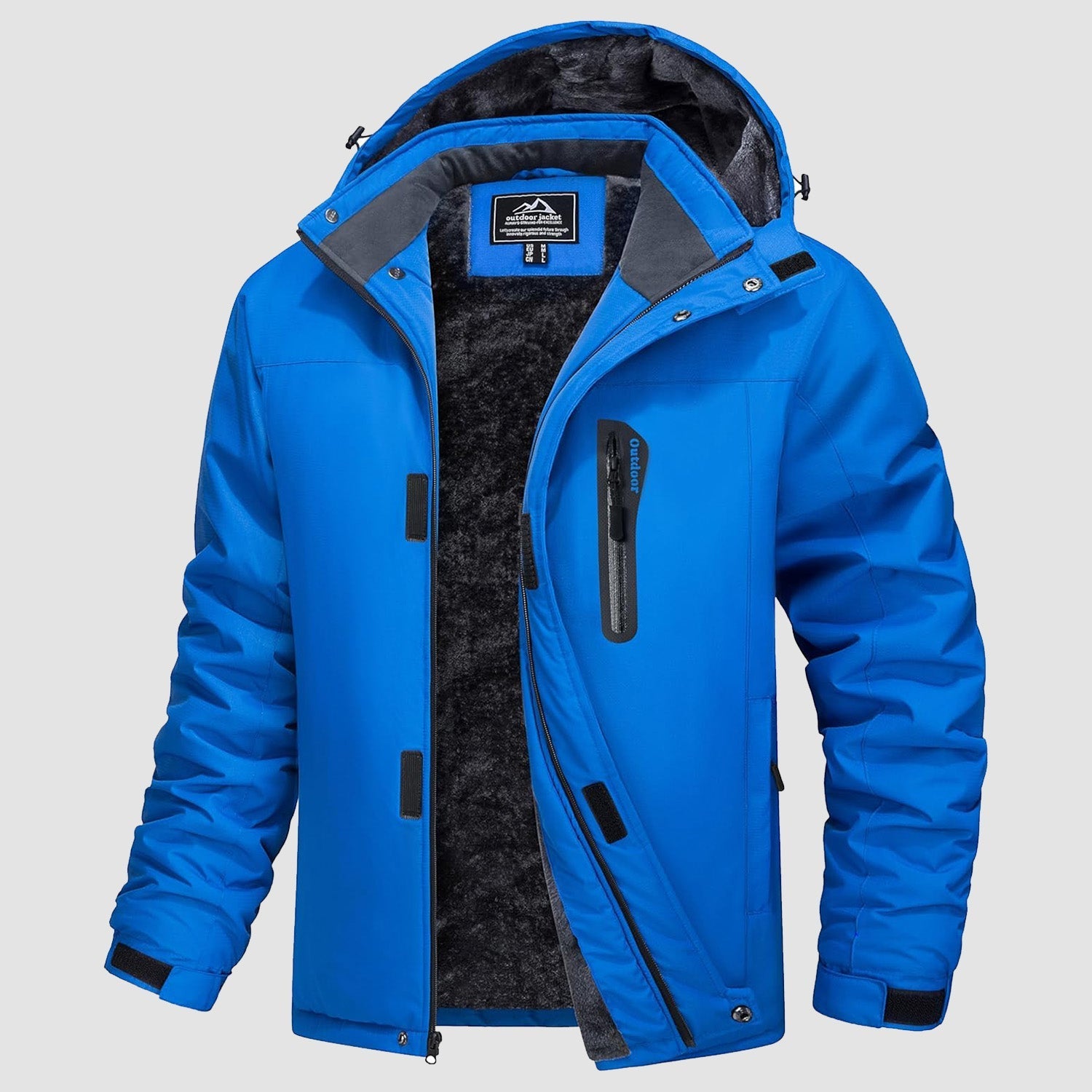 Men's Winter Coat, Water-Resistant Ski & Snow Jacket with Hood