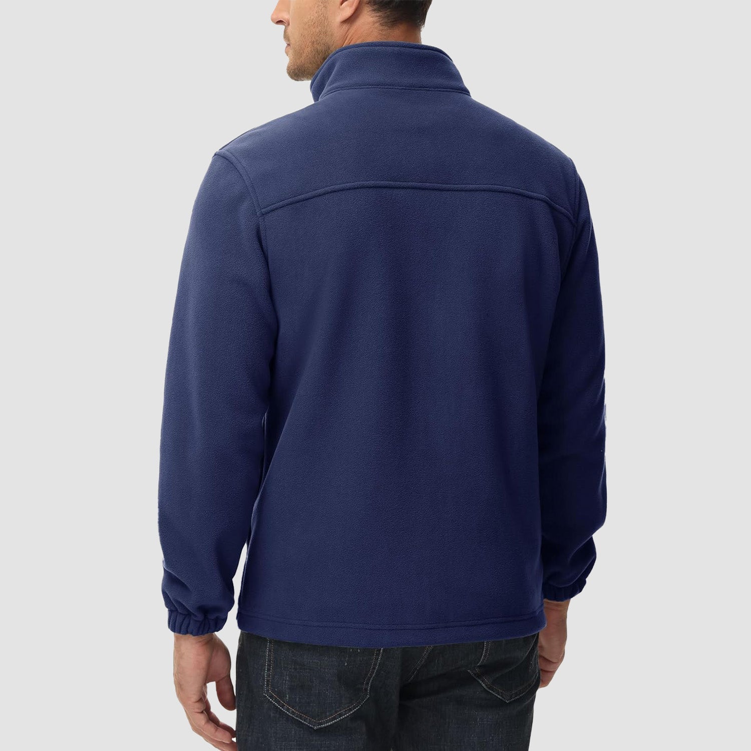 Men's Winter Fleece Jacket with 3 Pockets for Hiking & Outdoor