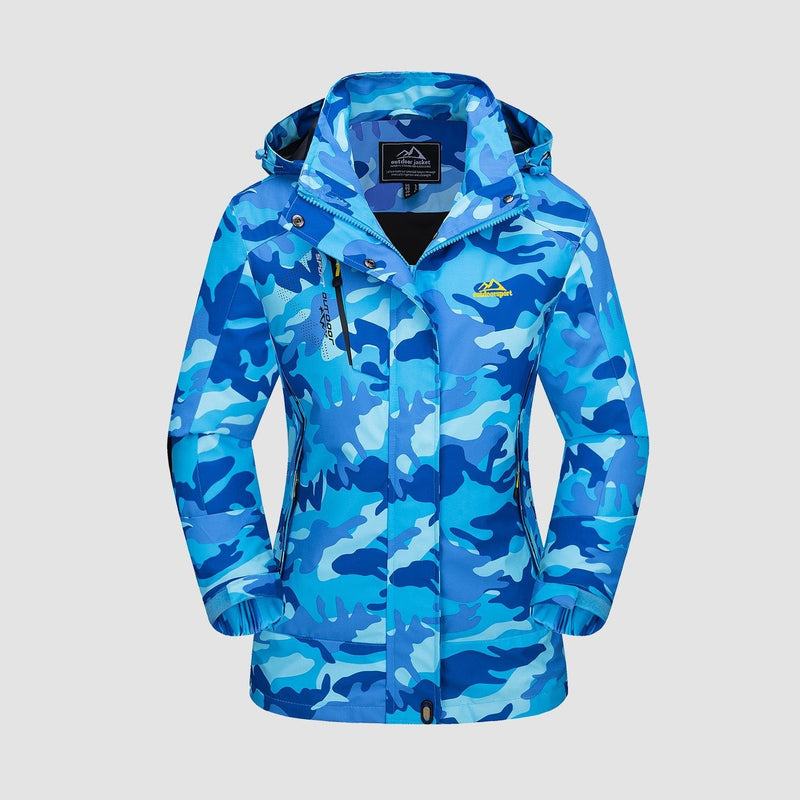 Women's 3-in-1 Waterproof Ski Jacket with Fleece Liner