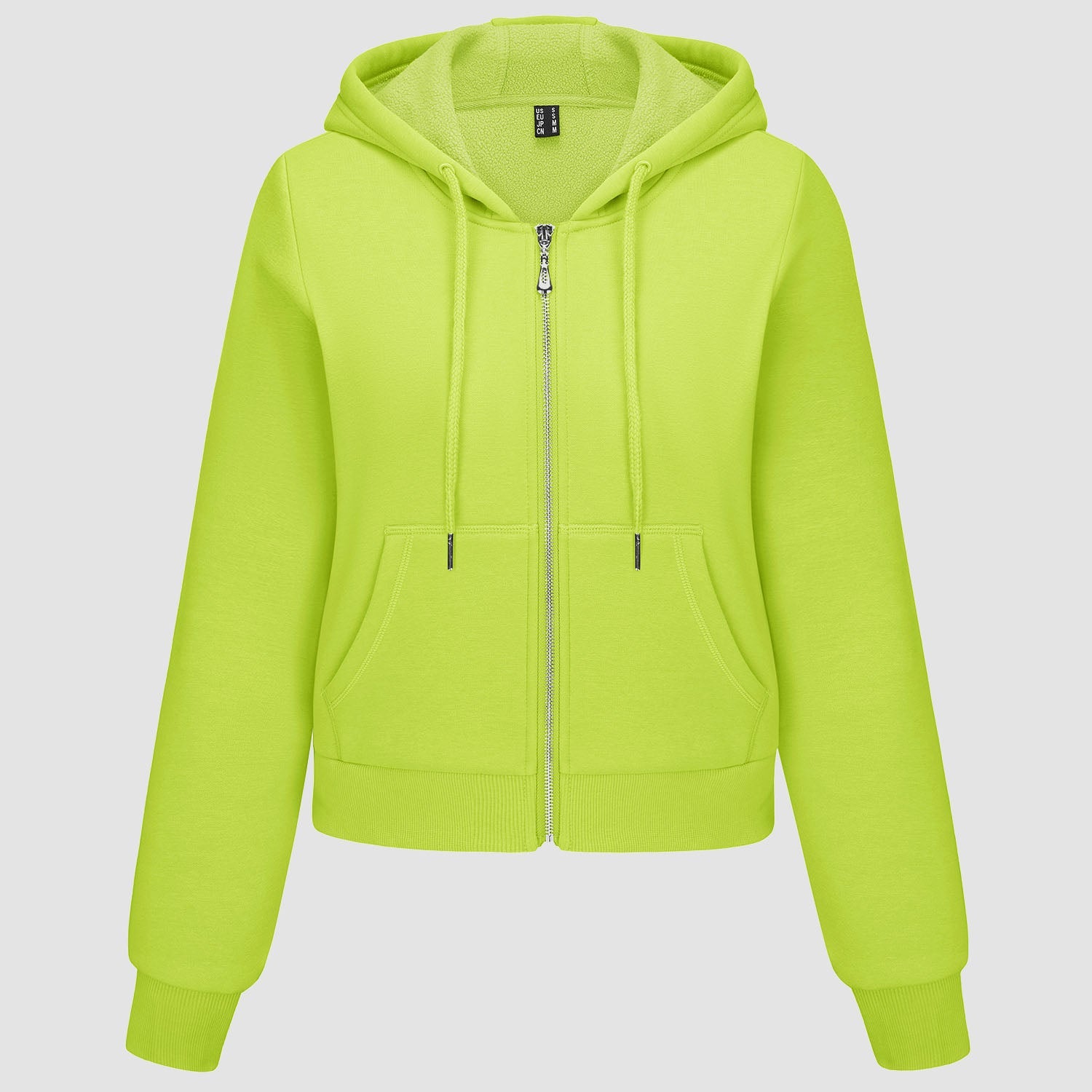 Women's Bomber Hoodie - Fleece-Lined & Full Zip Winter