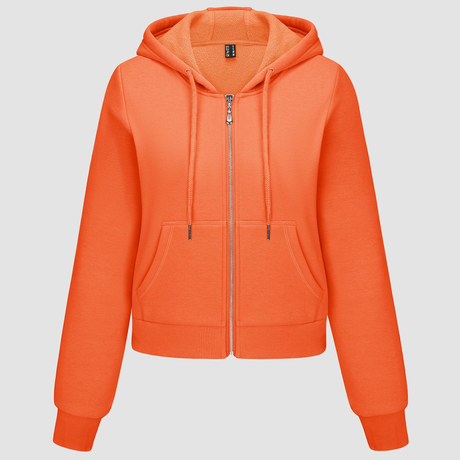 Women's Bomber Hoodie - Fleece-Lined & Full Zip Winter