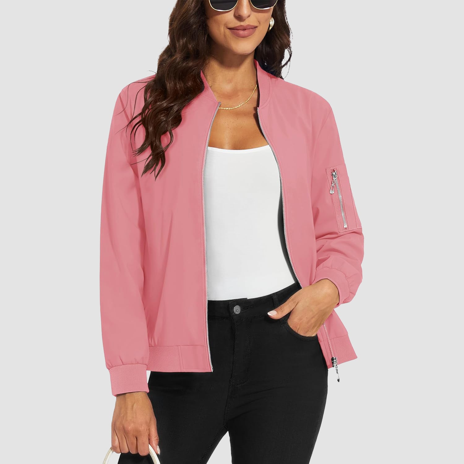 Women's Lightweight Bomber Jacket