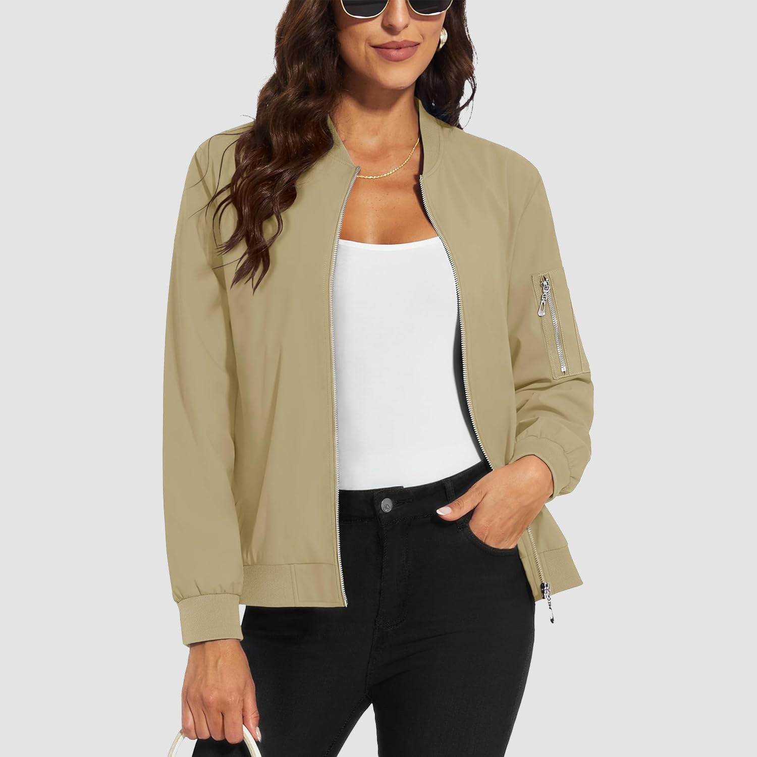 Women's Lightweight Bomber Jacket
