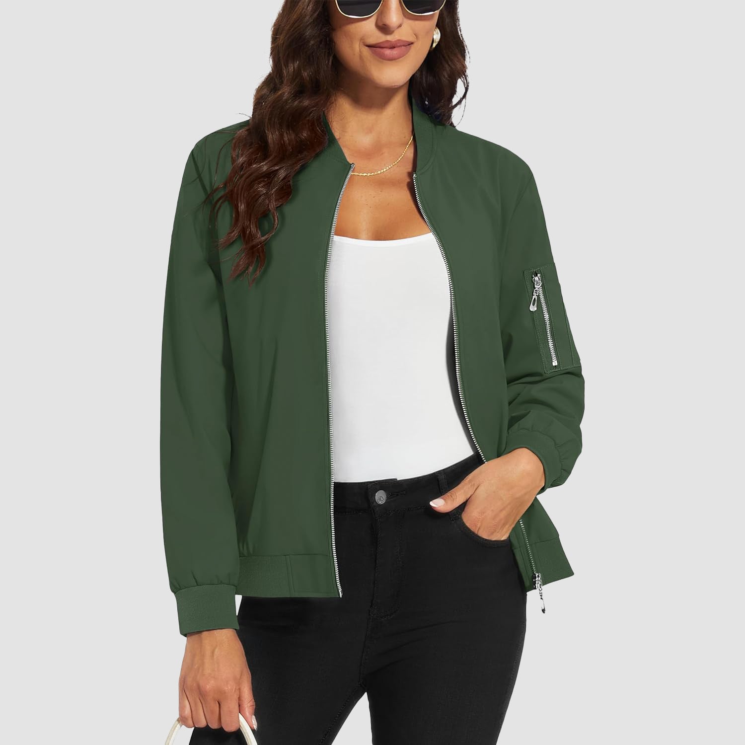 Women's Lightweight Bomber Jacket