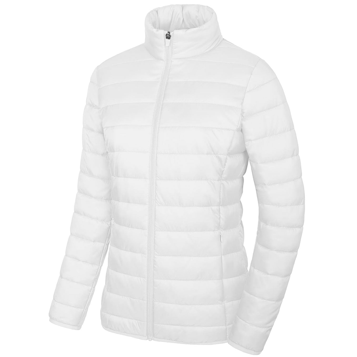 Women's Lightweight Quilted Puffer Jacket Full Zip Winter Coat