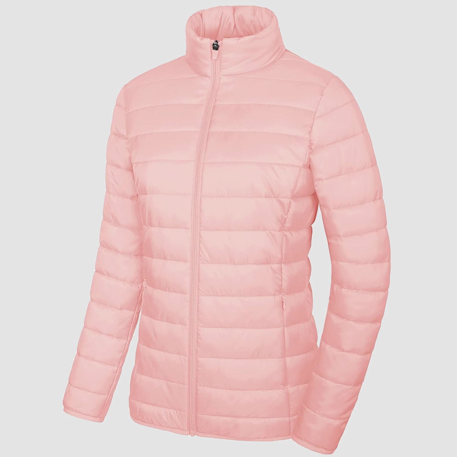 Women's Lightweight Quilted Puffer Jacket Full Zip Winter Coat