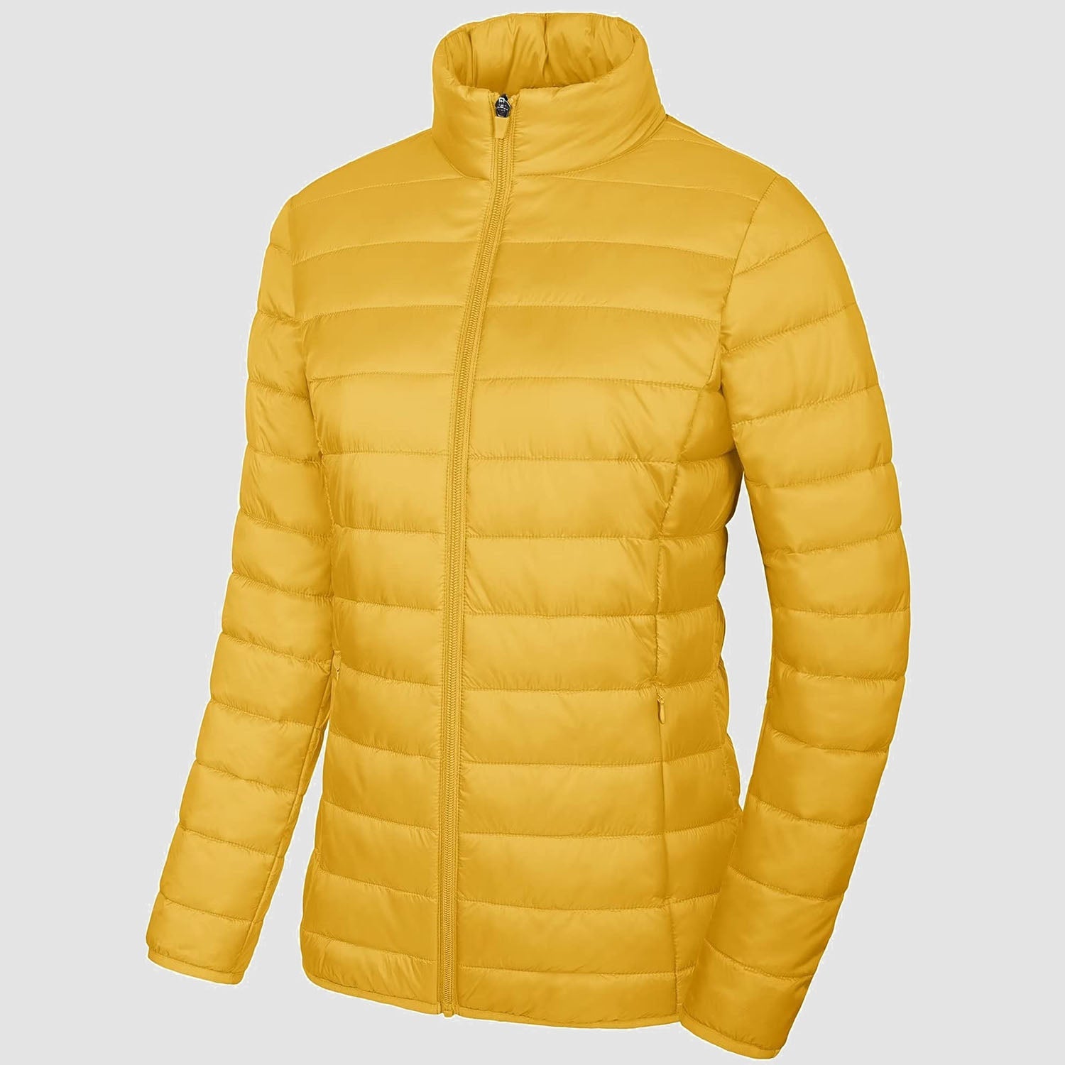 Women's Lightweight Quilted Puffer Jacket Full Zip Winter Coat