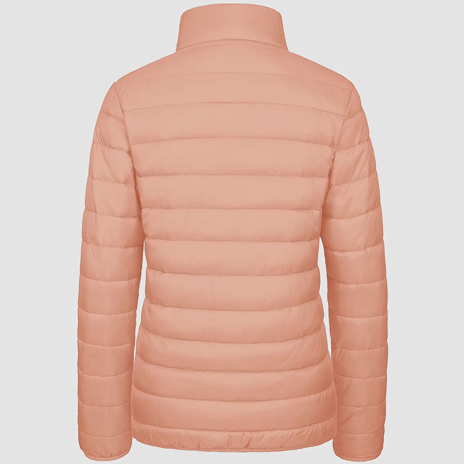 Women's Lightweight Quilted Puffer Jacket Full Zip Winter Coat