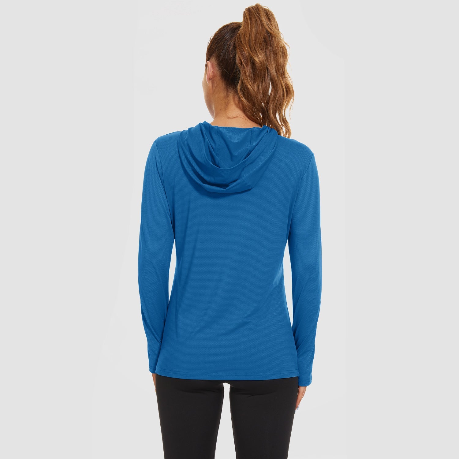 Women's Mint Hoodie Shirt - UPF 50+ Sun Protection, Long Sleeve