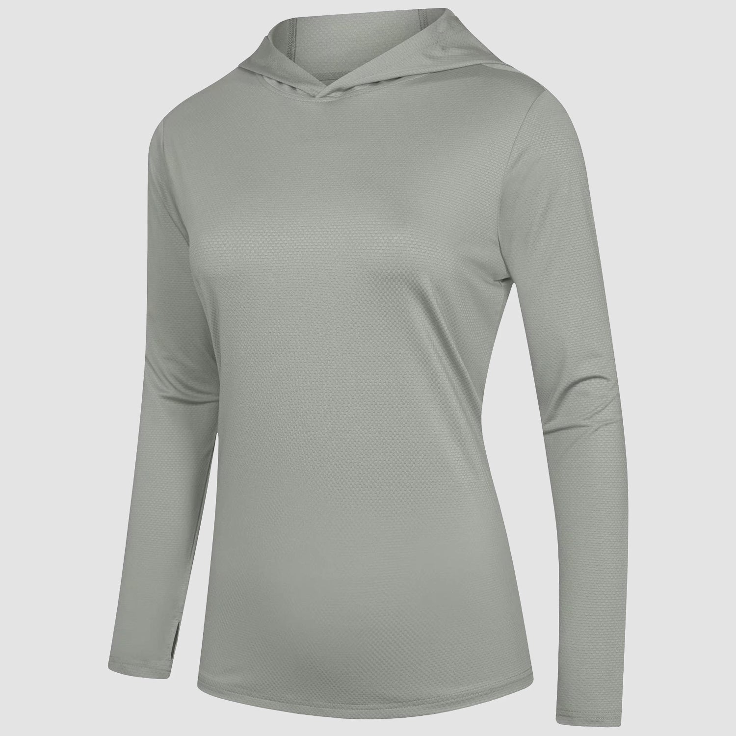 Women's Mint Hoodie Shirt - UPF 50+ Sun Protection, Long Sleeve