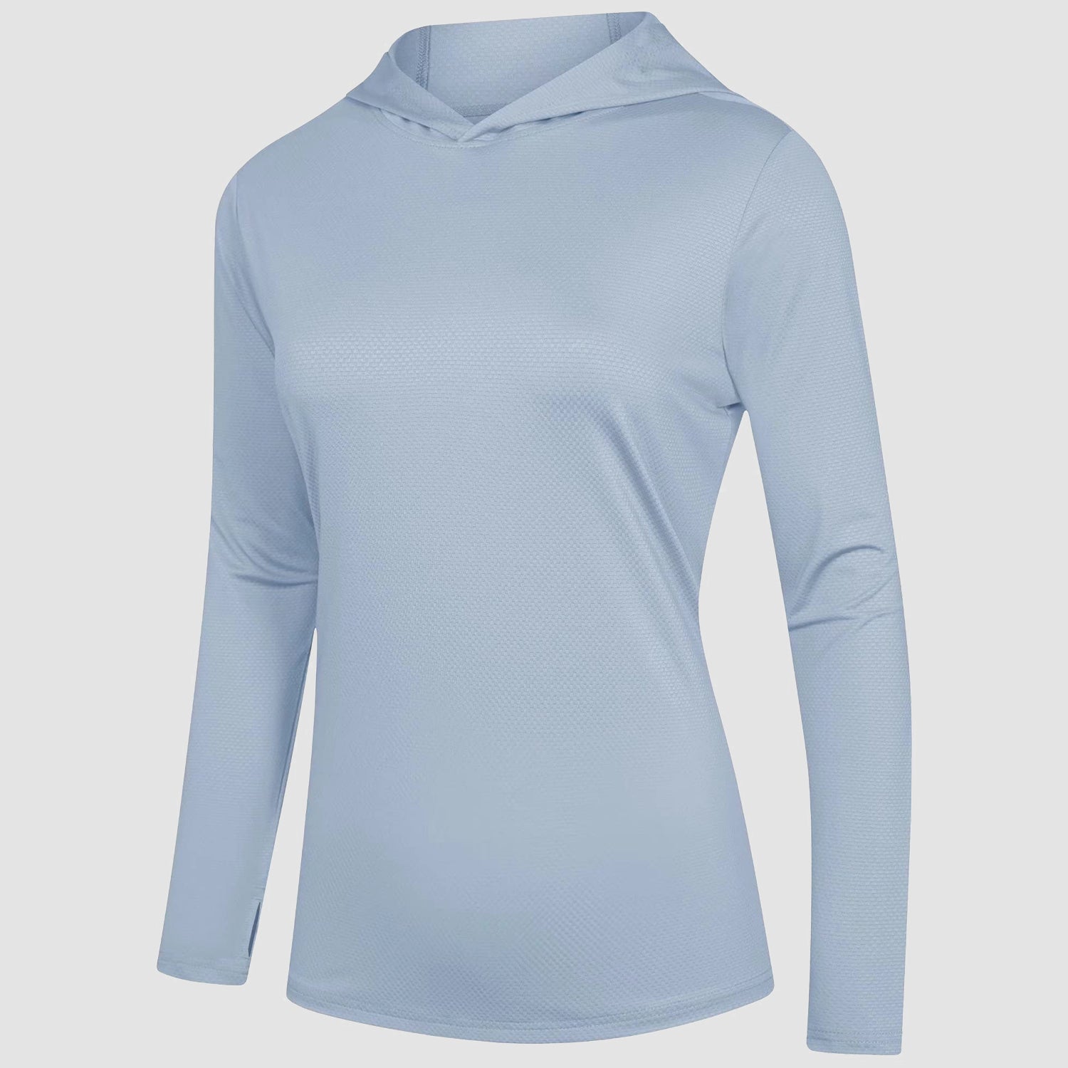 Women's Mint Hoodie Shirt - UPF 50+ Sun Protection, Long Sleeve