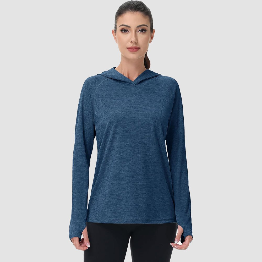 Women's Mint Hoodie UPF 50+ Sun Protection Shirt with Thumb Hole