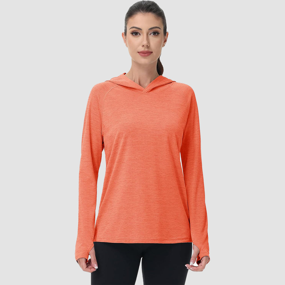 Women's Mint Hoodie UPF 50+ Sun Protection Shirt with Thumb Hole