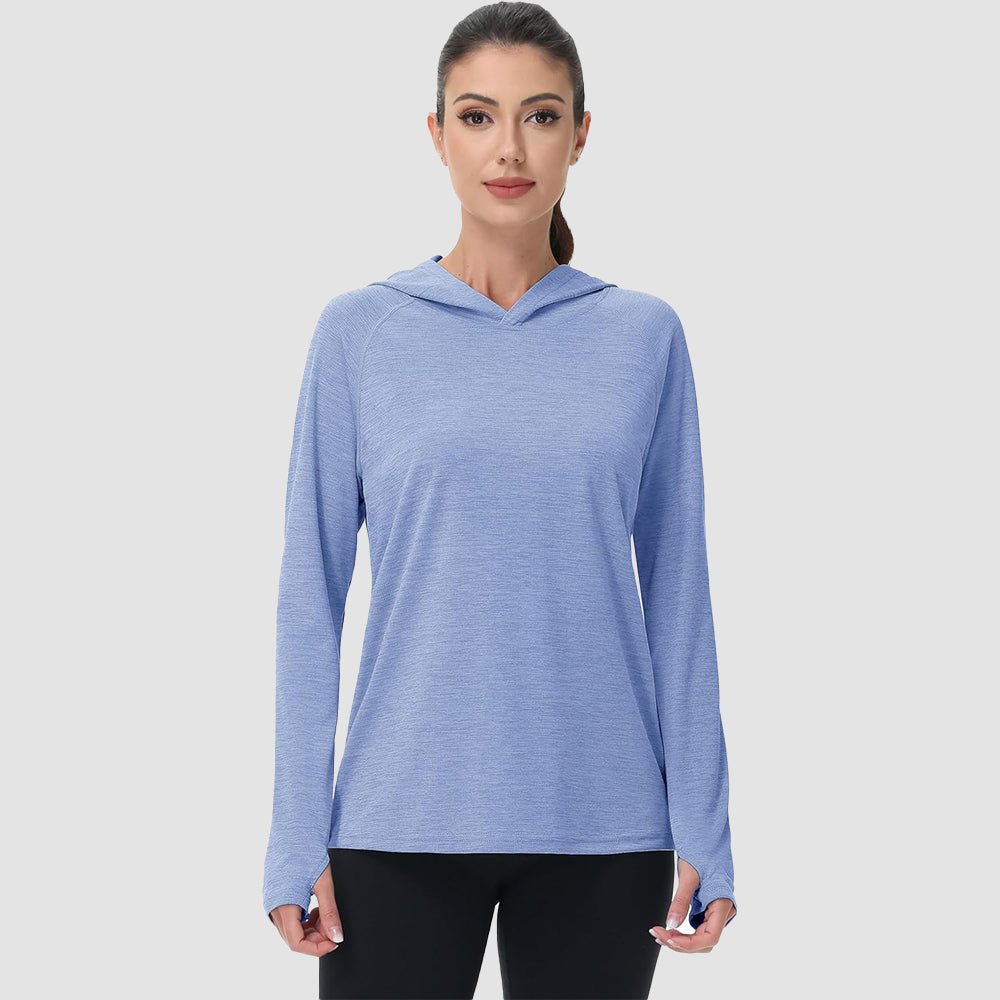 Women's Mint Hoodie UPF 50+ Sun Protection Shirt with Thumb Hole