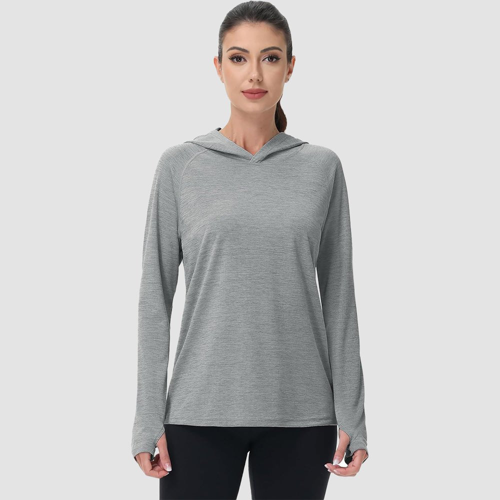 Women's Mint Hoodie UPF 50+ Sun Protection Shirt with Thumb Hole