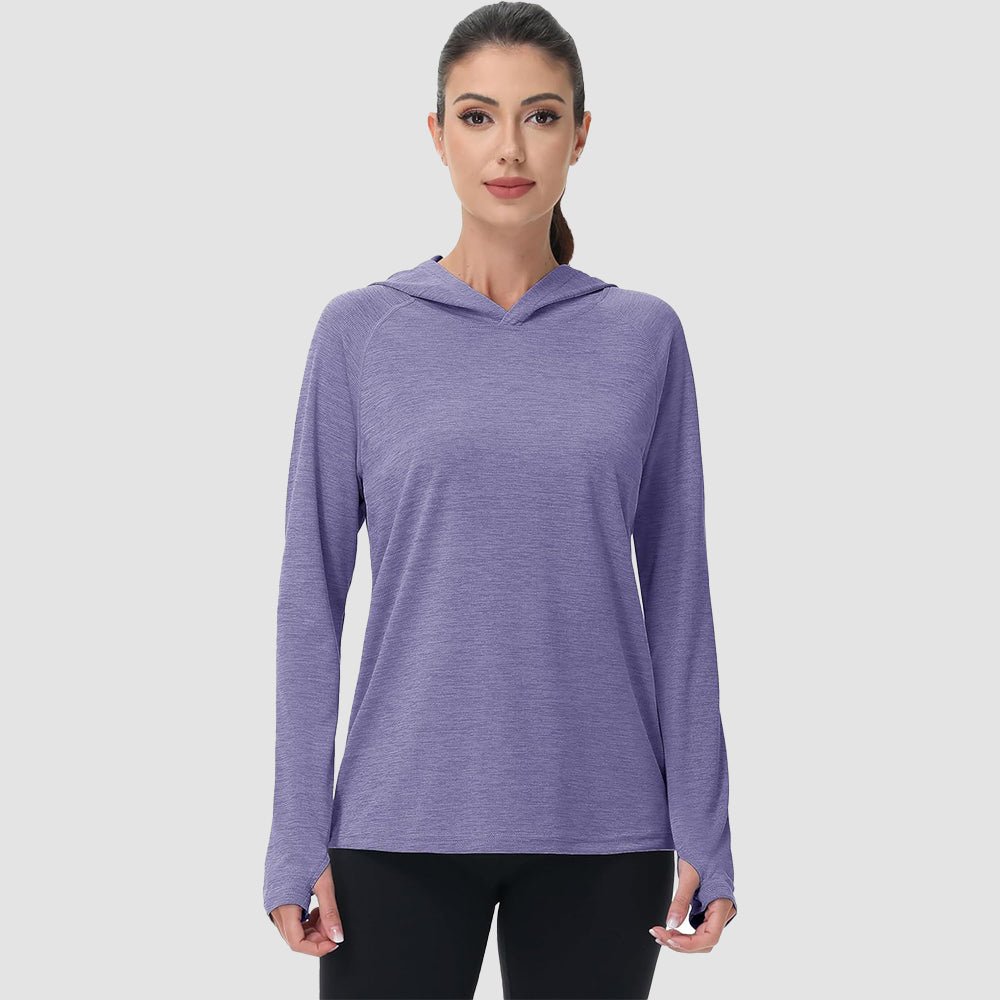 Women's Mint Hoodie UPF 50+ Sun Protection Shirt with Thumb Hole