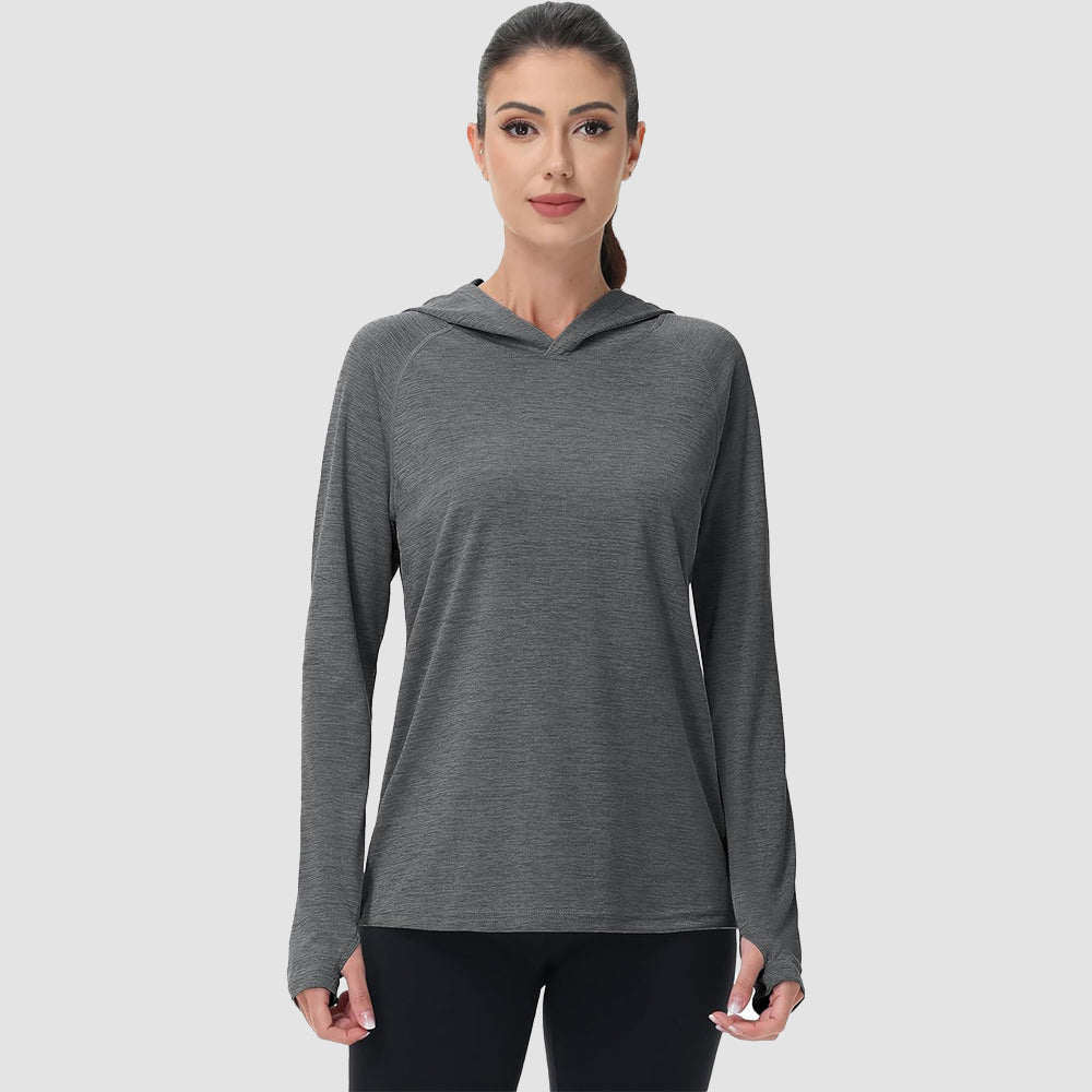 Women's Mint Hoodie UPF 50+ Sun Protection Shirt with Thumb Hole