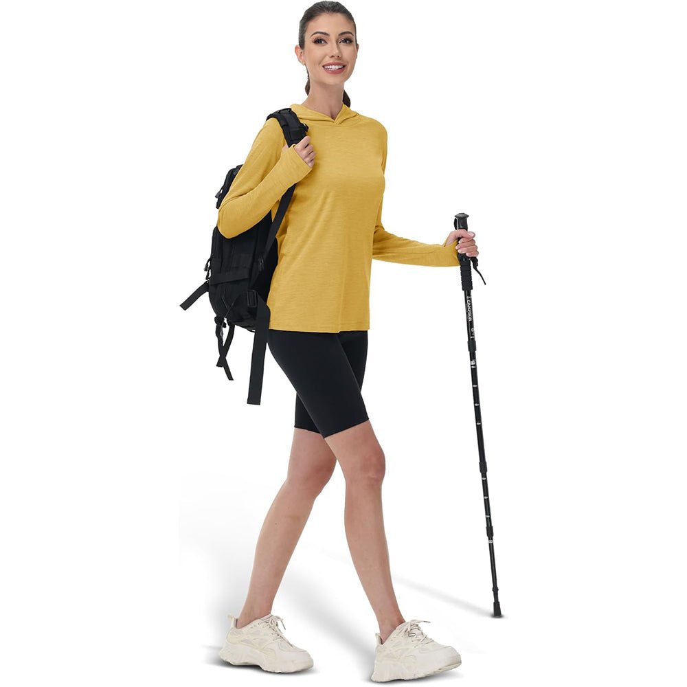 Women's Mint Hoodie UPF 50+ Sun Protection Shirt with Thumb Hole