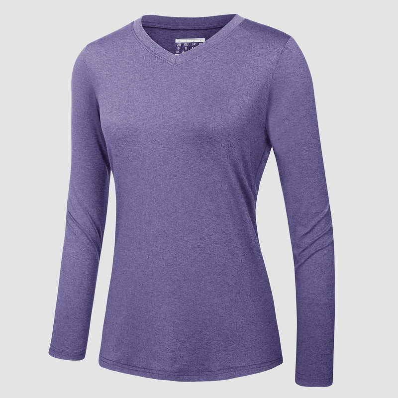 Women's UPF 50+ Shirt - Quick Dry V-Neck Hiking Tee