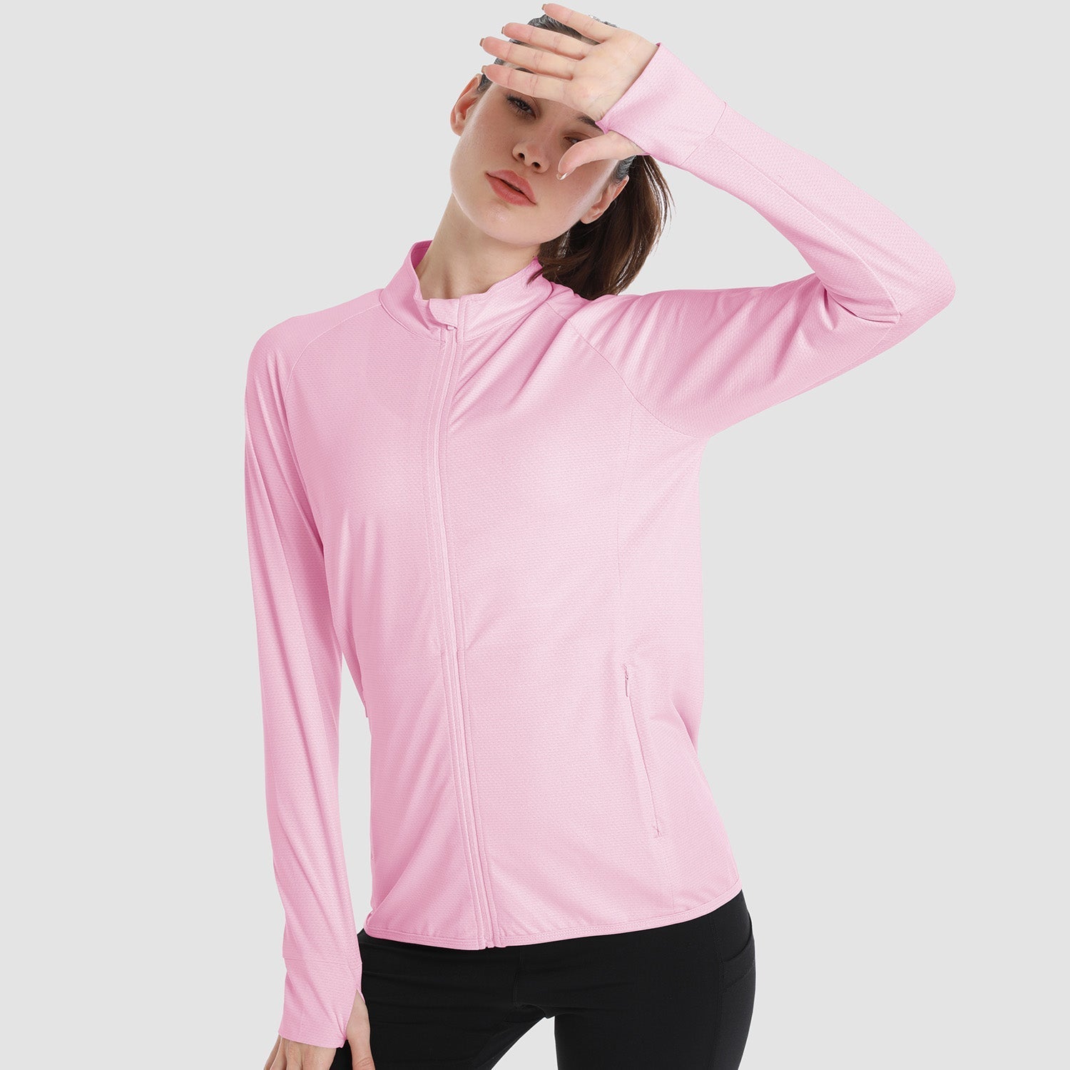 Women's UPF 50+ Sun Protection Tennis Jacket Long Sleeve