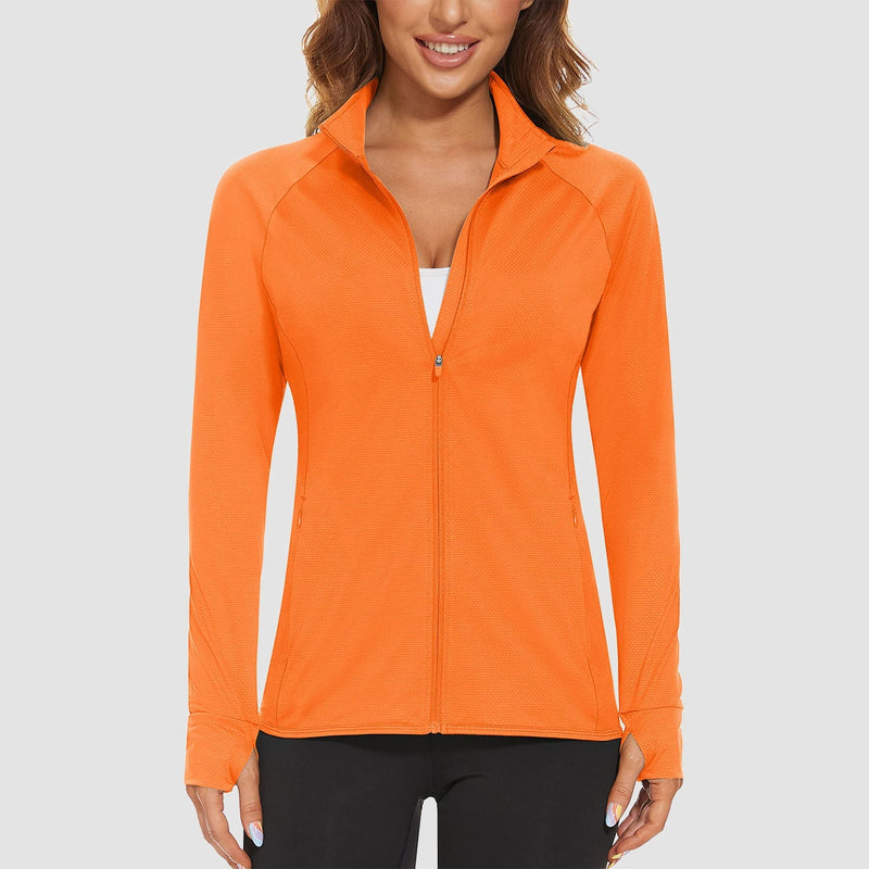 Women's UPF 50+ Sun Protection Tennis Jacket Long Sleeve