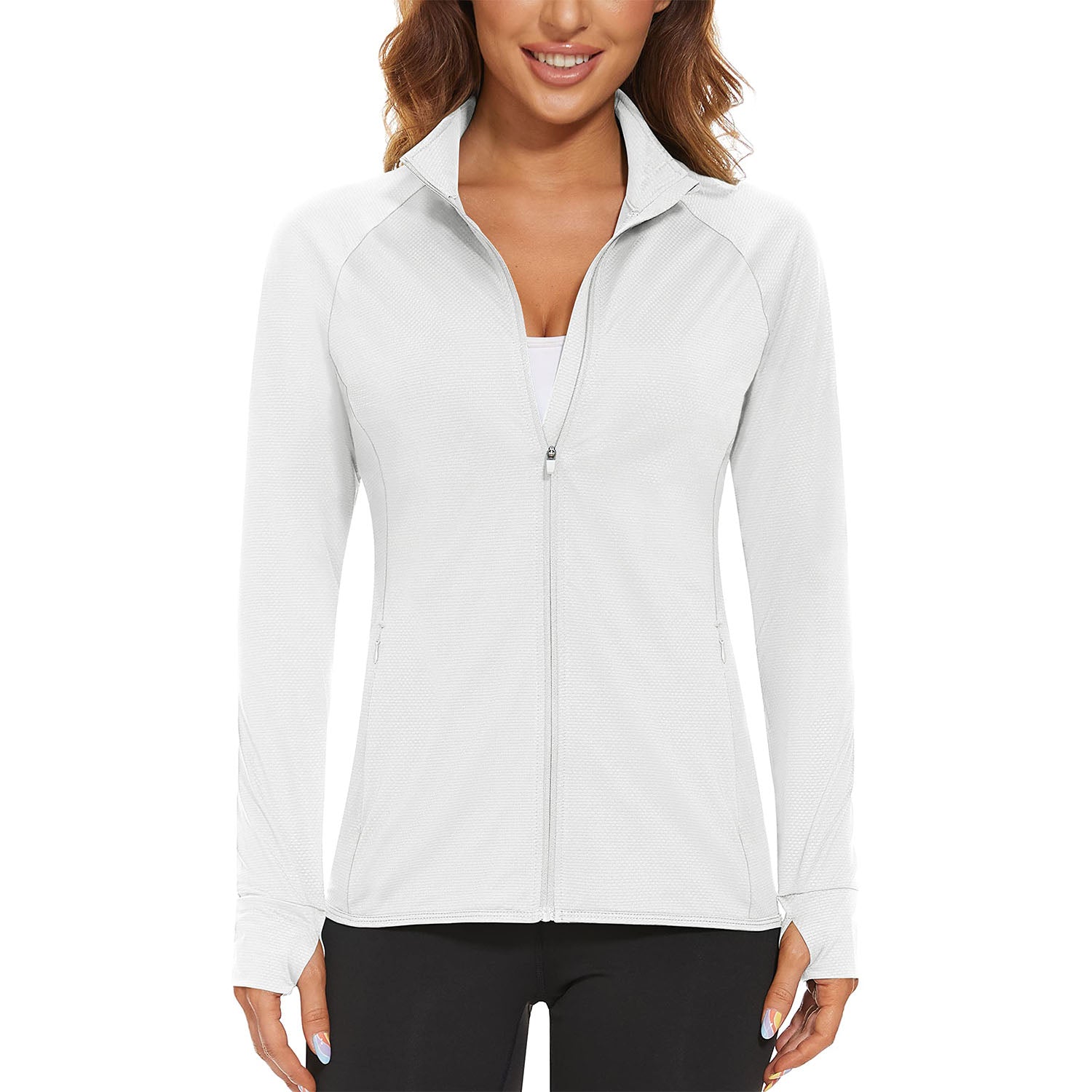 Women's UPF 50+ Sun Protection Tennis Jacket Long Sleeve