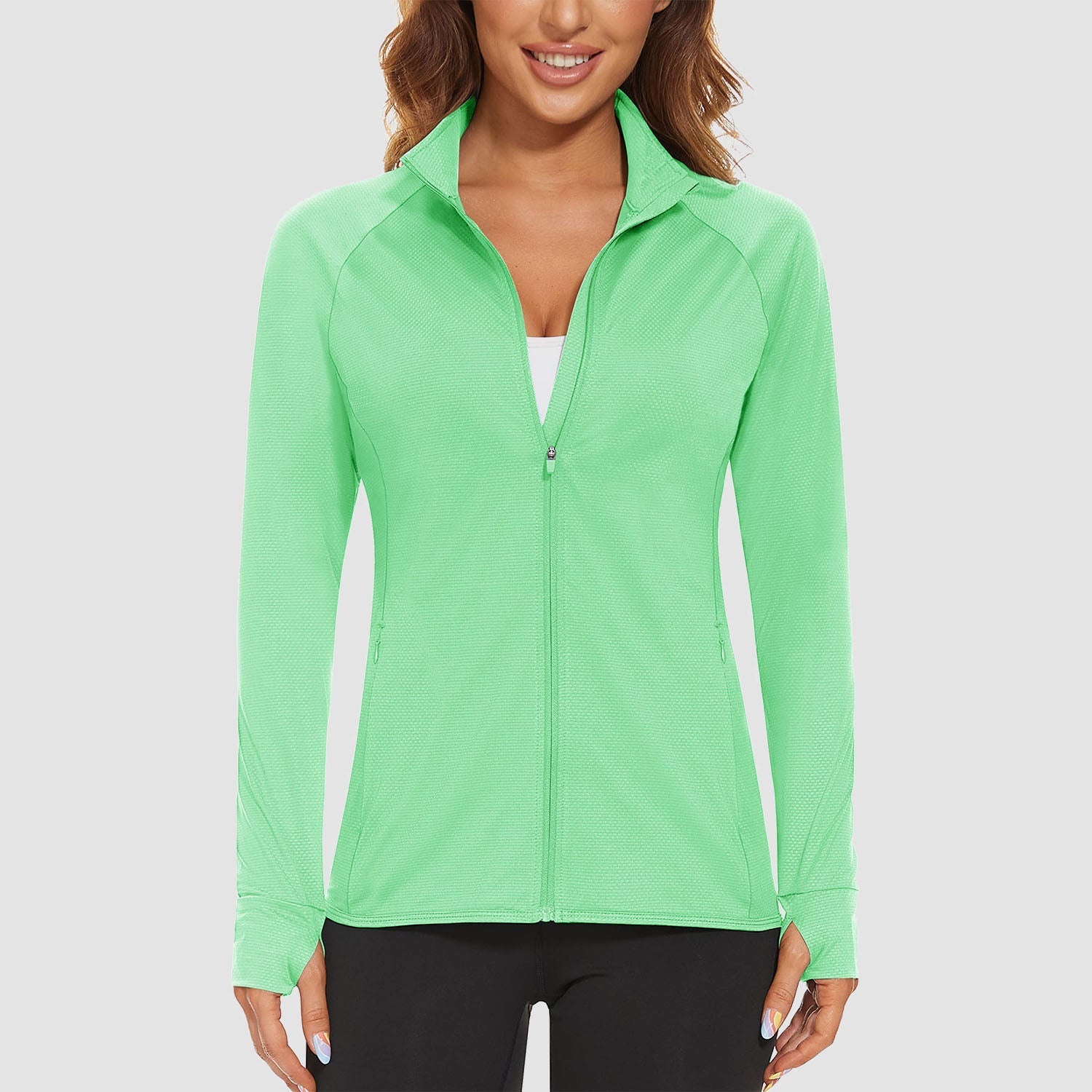 Women's UPF 50+ Sun Protection Tennis Jacket Long Sleeve
